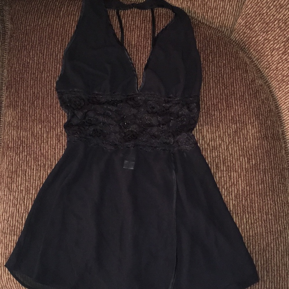 SeXXXy Short Black Lingerie